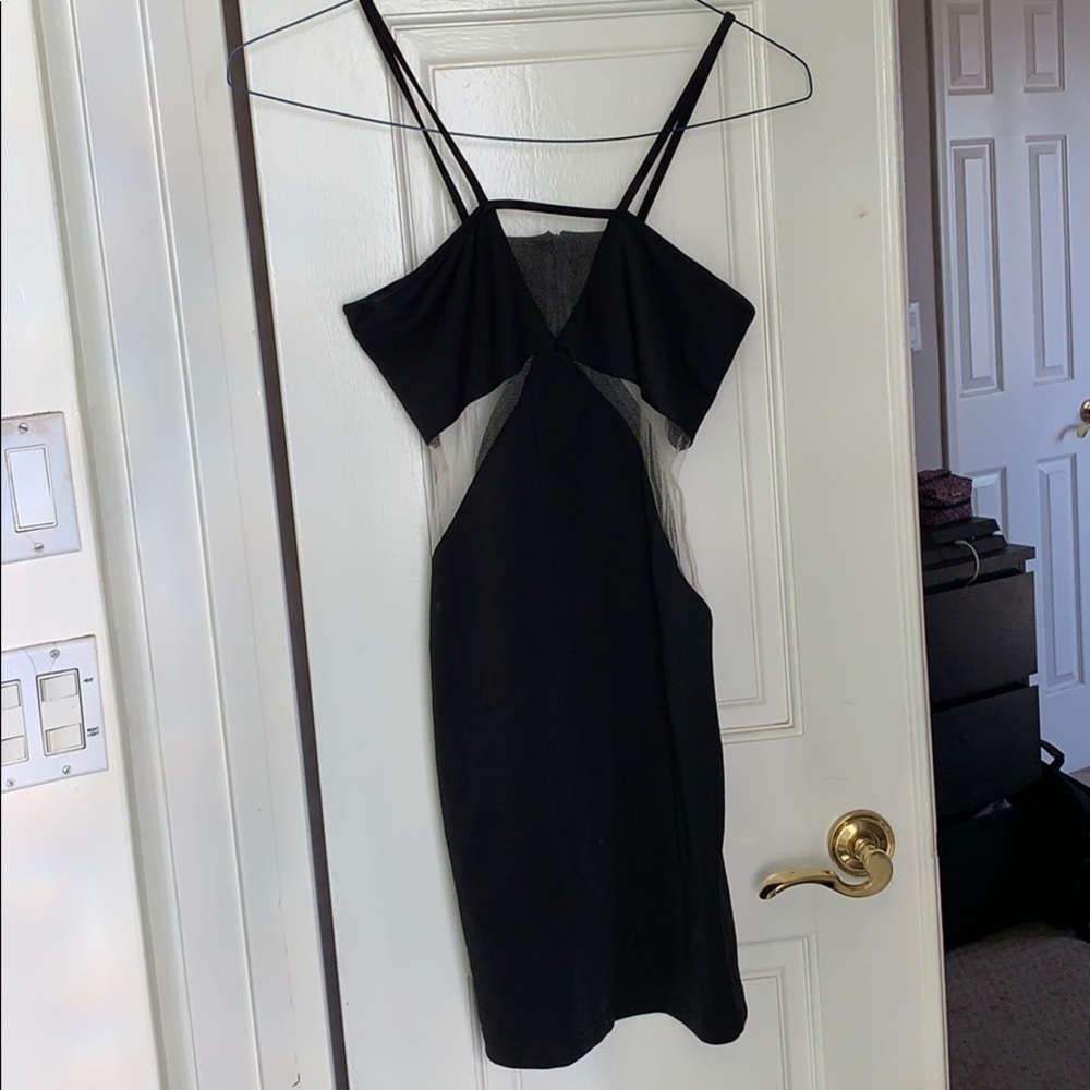 Tobi black cut out dress
